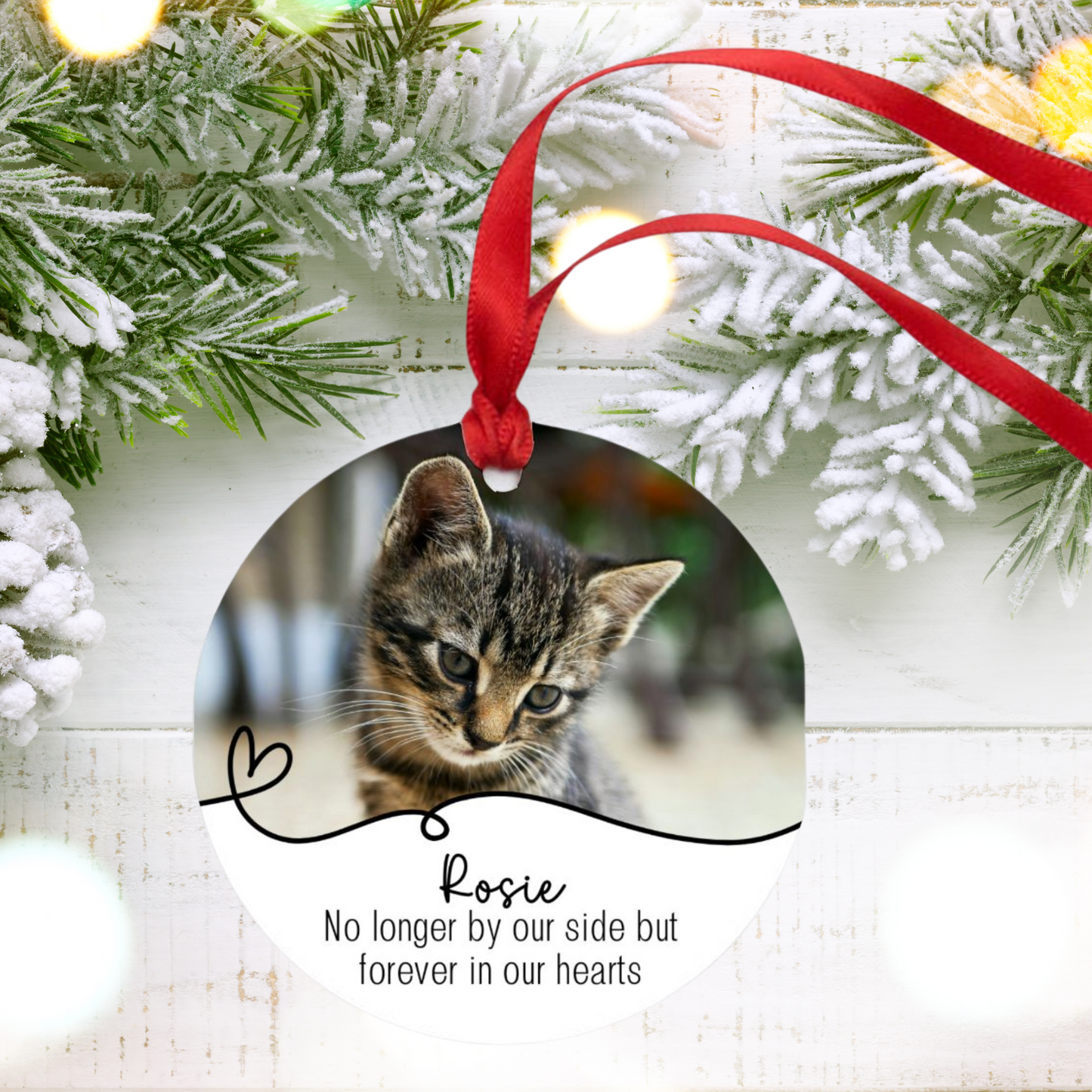 Personalized Pet Memorial Ornament