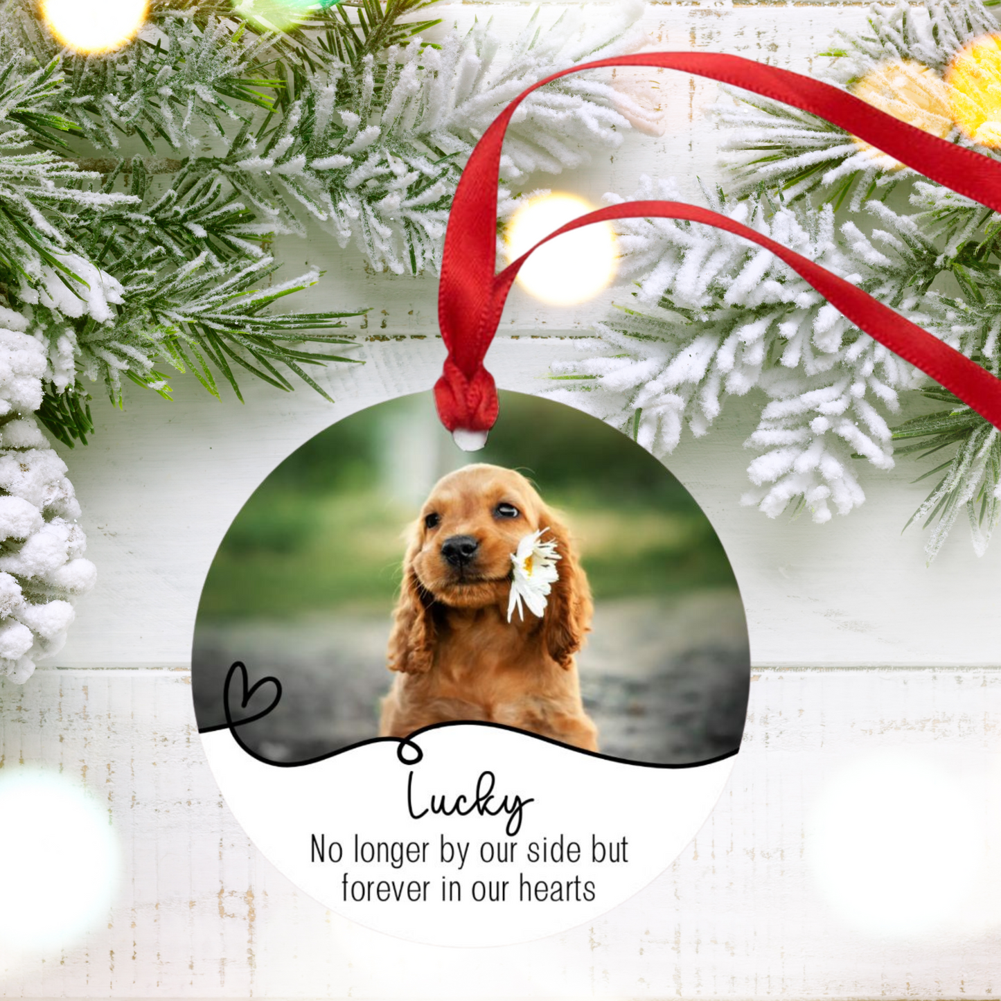 Personalized Pet Memorial Ornament