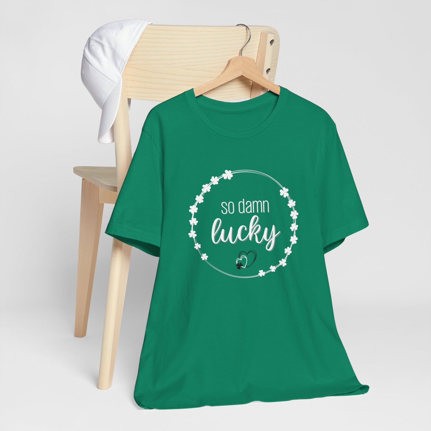 So Damn Lucky Shamrock Tee