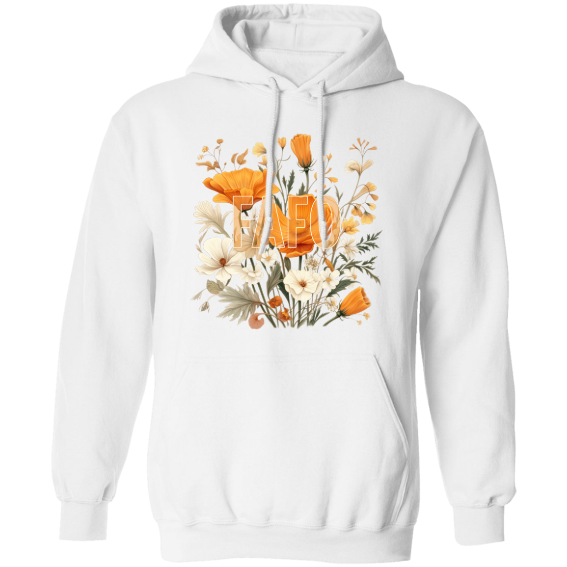 FAFO Floral Pullover Hoodie