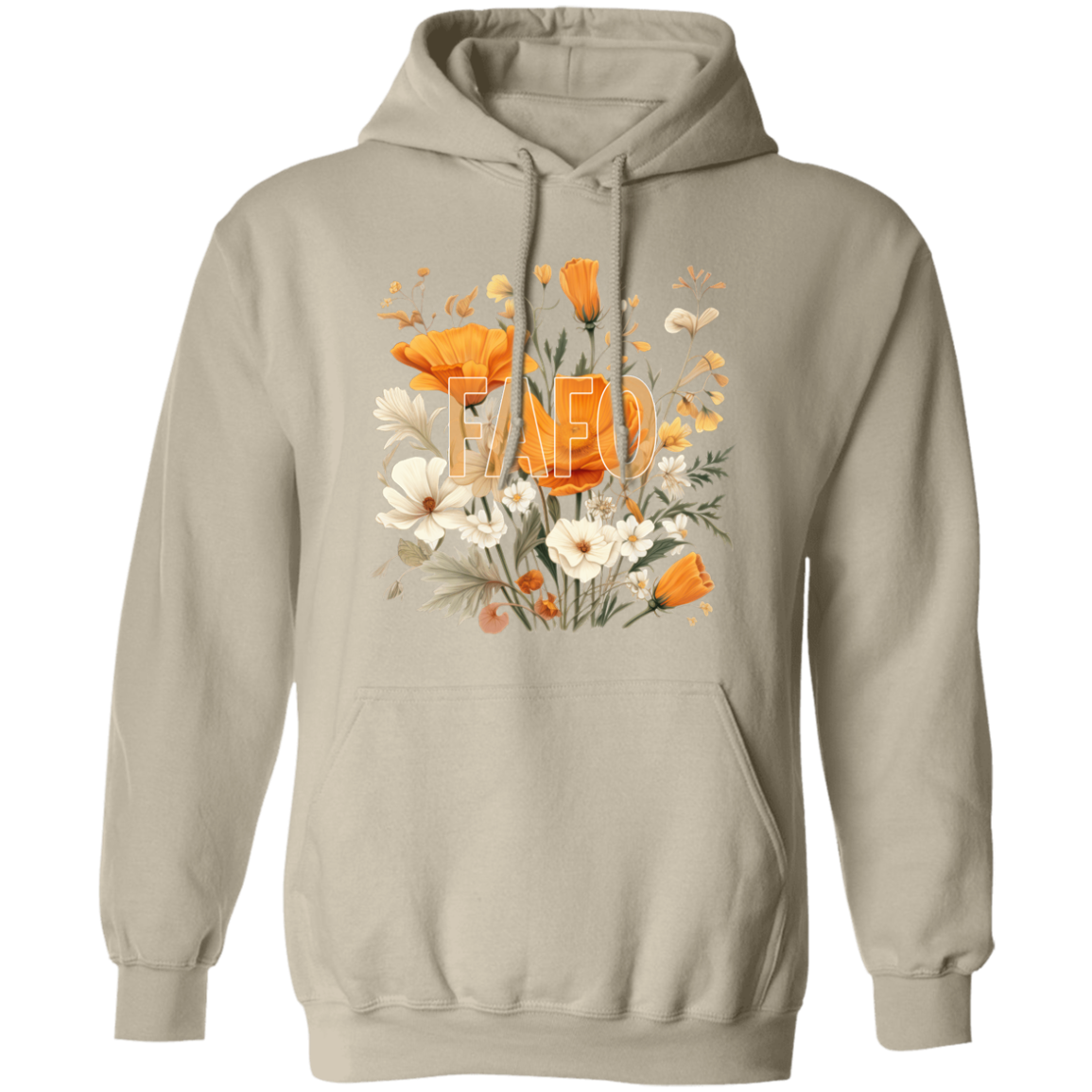 FAFO Floral Pullover Hoodie