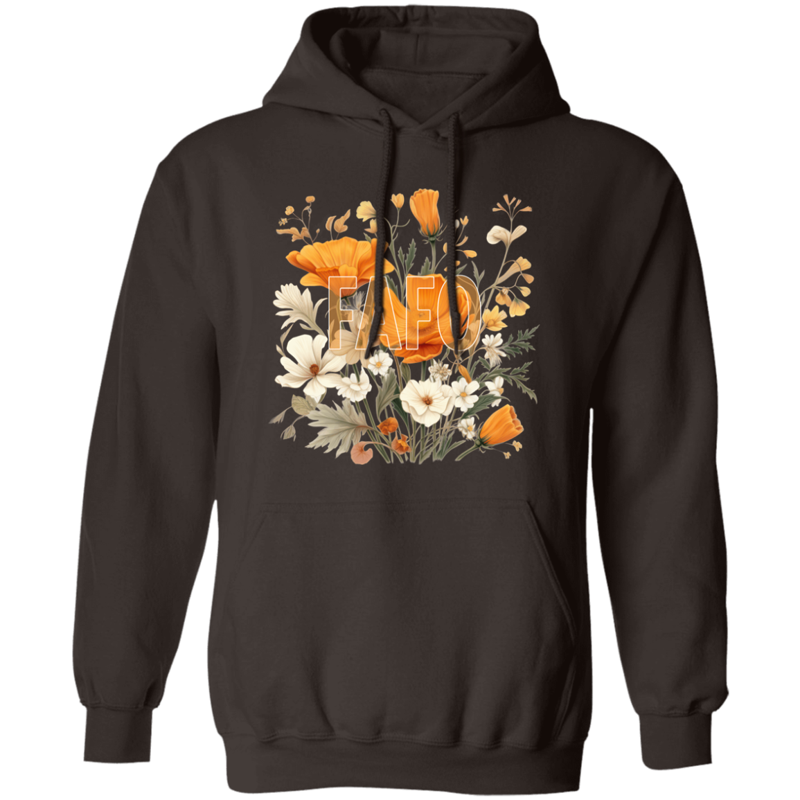 FAFO Floral Pullover Hoodie