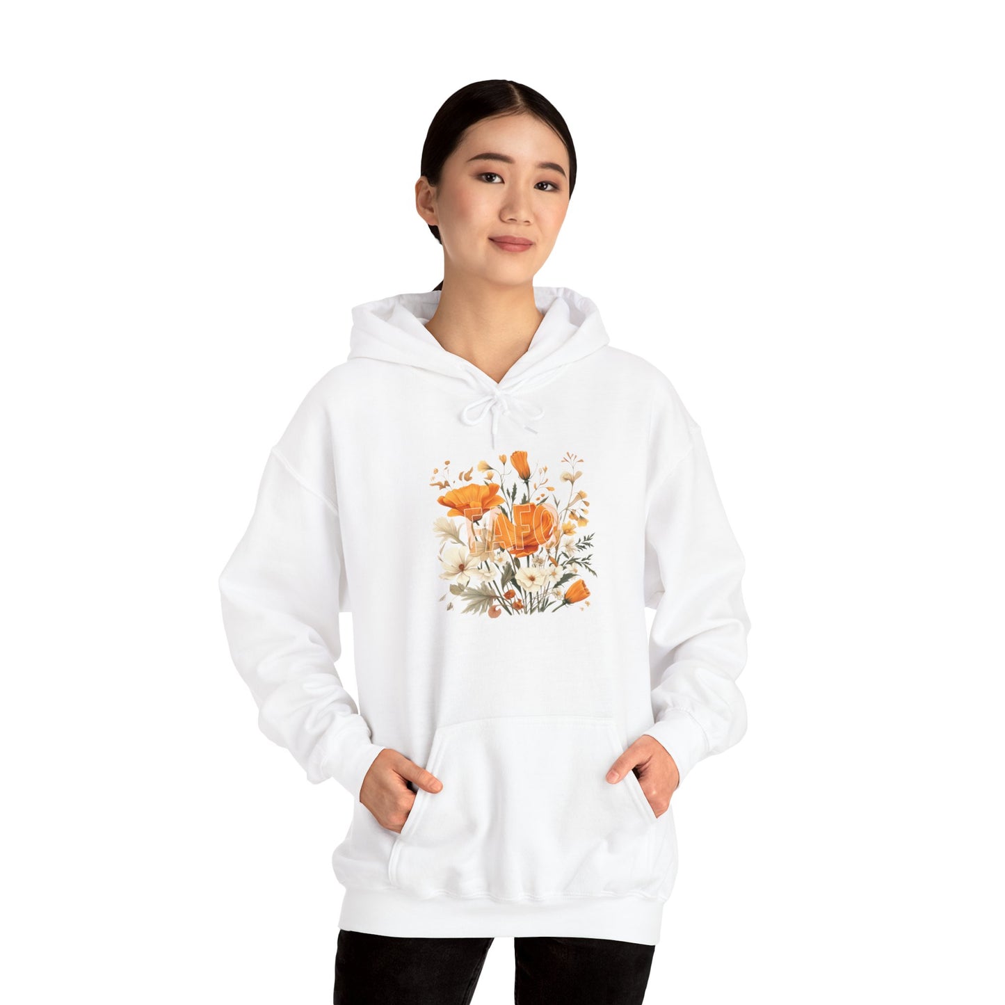 FAFO Floral Pullover Hoodie