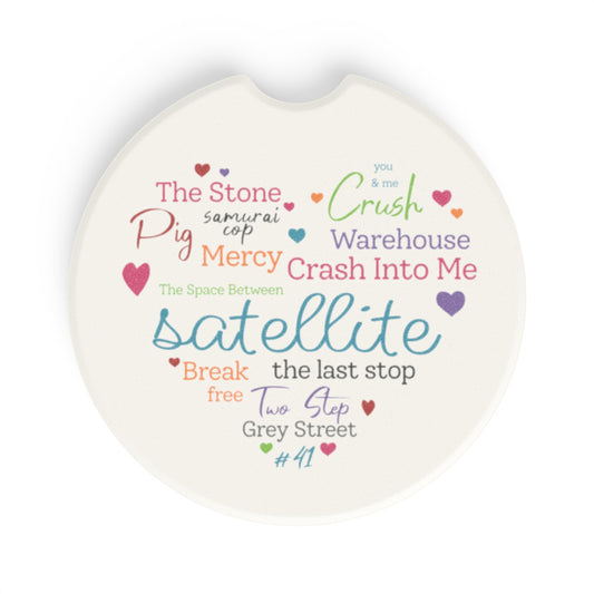 DMB Song Titles Car Coaster