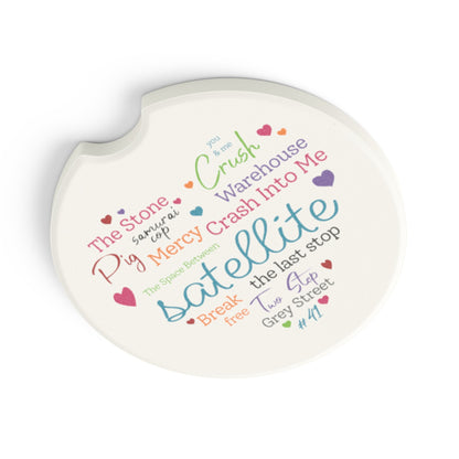 DMB Song Titles Car Coaster