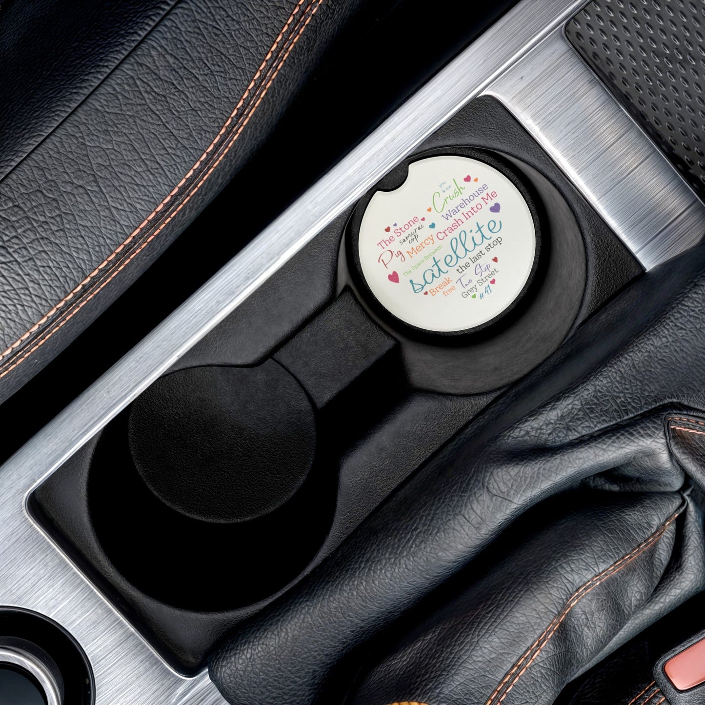 DMB Song Titles Car Coaster