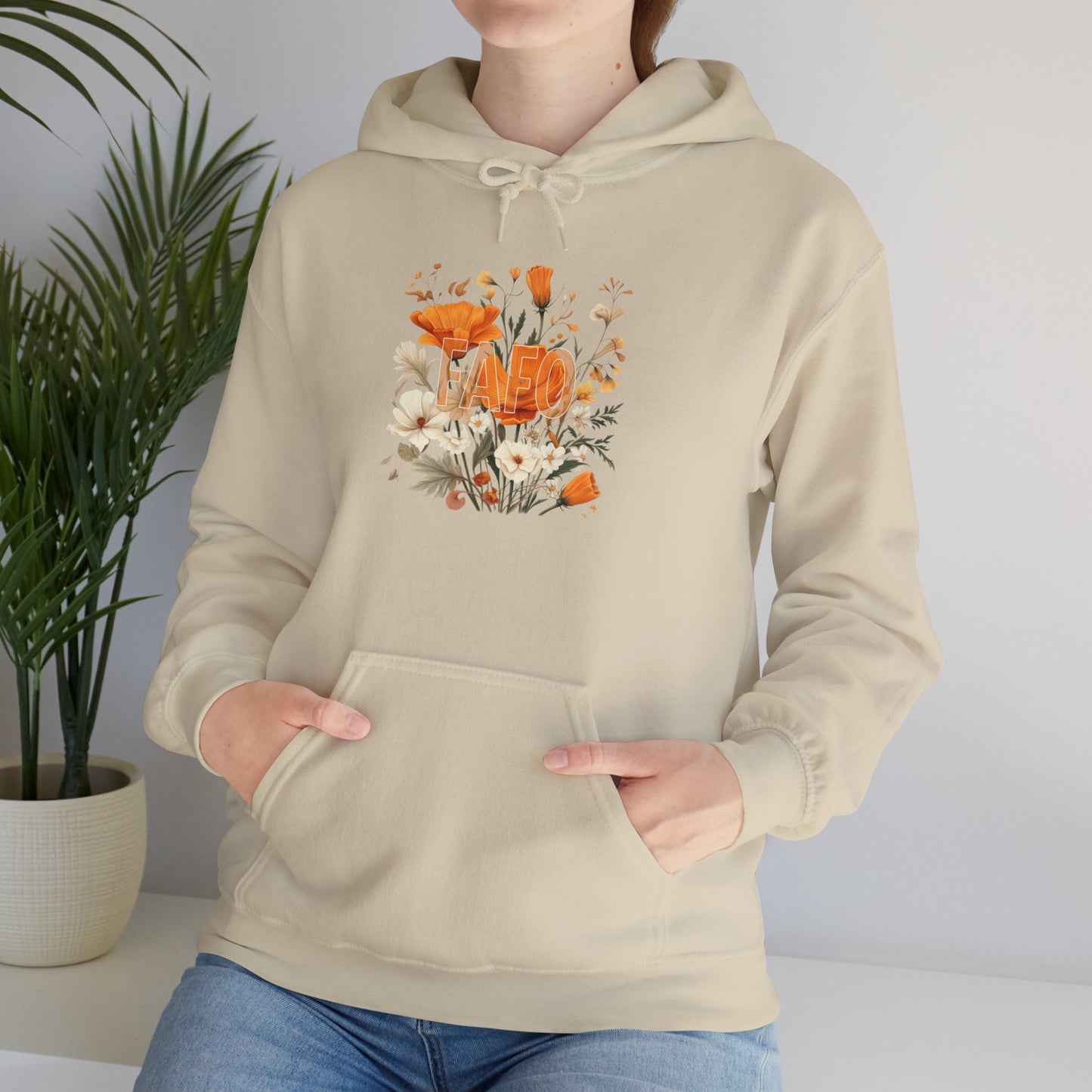 FAFO Floral Pullover Hoodie